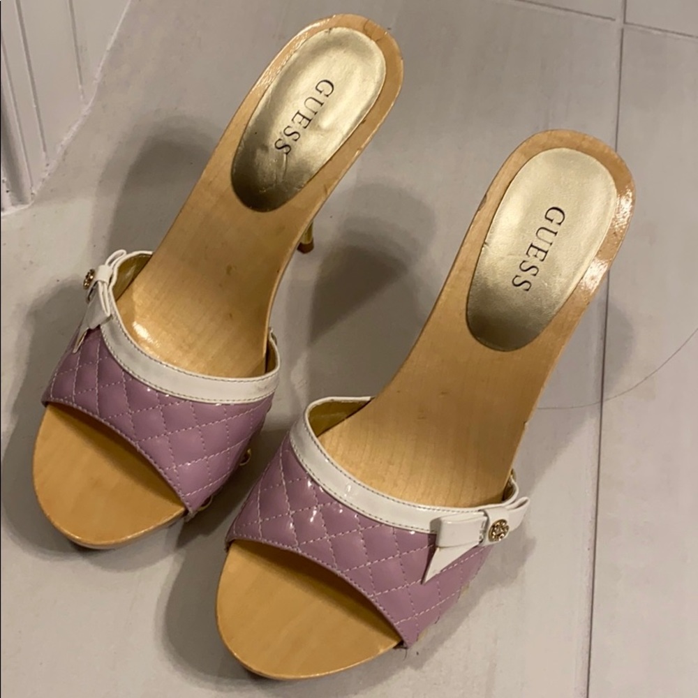 Guess wooden heels